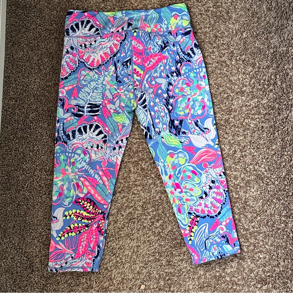 Luxletic Weekender Capri Crop Leggings Sz Large